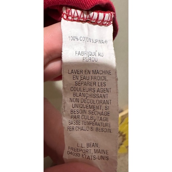 L.L.Bean Women’s Interlock Long Sleeve Mock - Turtleneck Size XL - Red - Picture 3 of 4